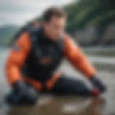 Repairing a dry suit and tools needed