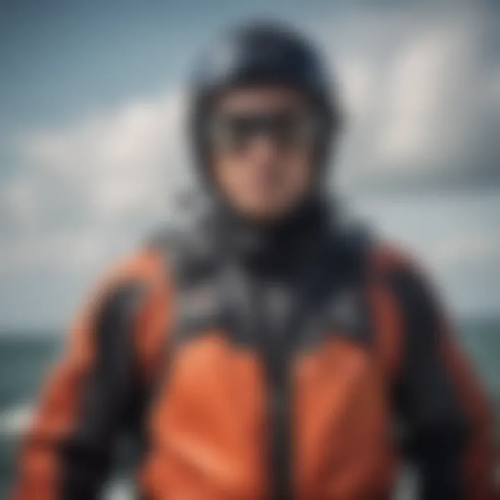 Different types of dry suits for kiteboarding