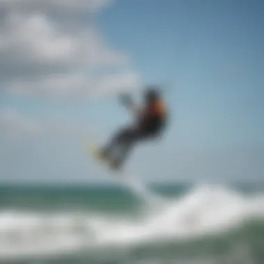 Critical Safety Measures for Kiteboarders A detailed illustration of safety measures in kiteboarding