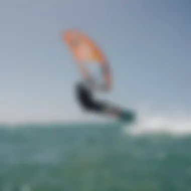 Versatility in Diverse Kiteboarding Conditions Diverse kiteboarding conditions highlighting the kite's versatility
