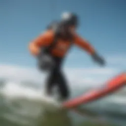 Kitesurfing gear showcasing advanced manufacturing techniques