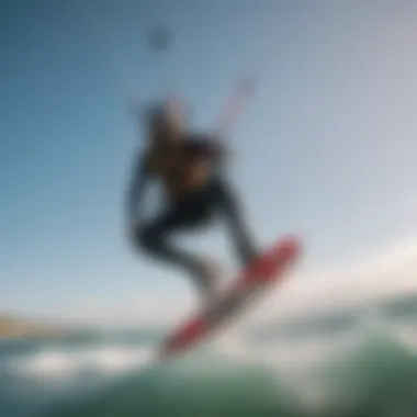 Post-production editing of kiteboarding footage