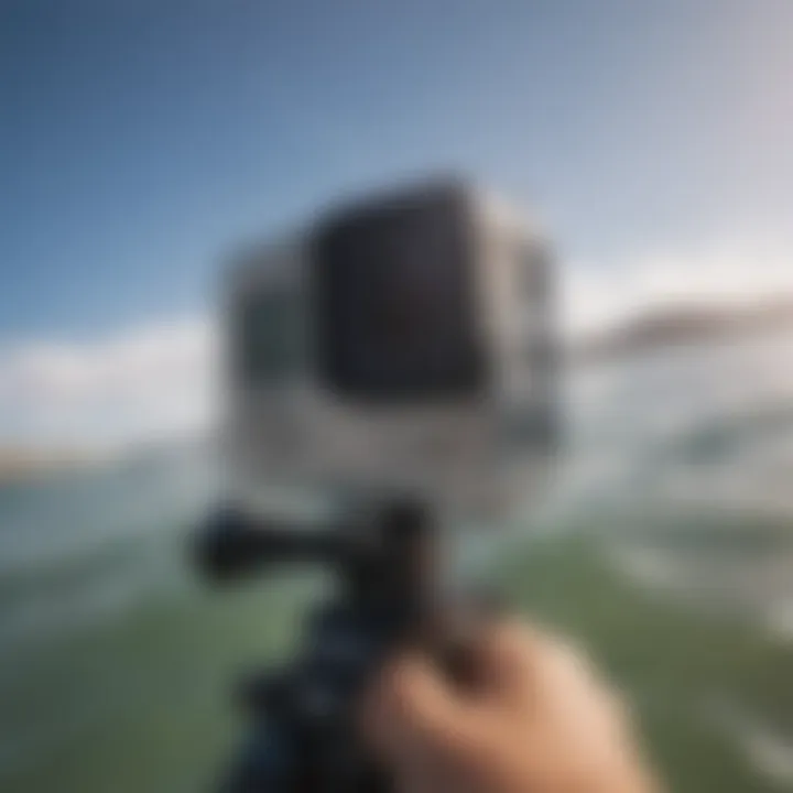 Different types of GoPro mounts for kiteboarding