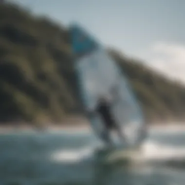 Synergy on the Water: Foiling Surfing Meets Kiteboarding Surfers engaging in both foiling and kiteboarding, demonstrating the synergy between the two sports.