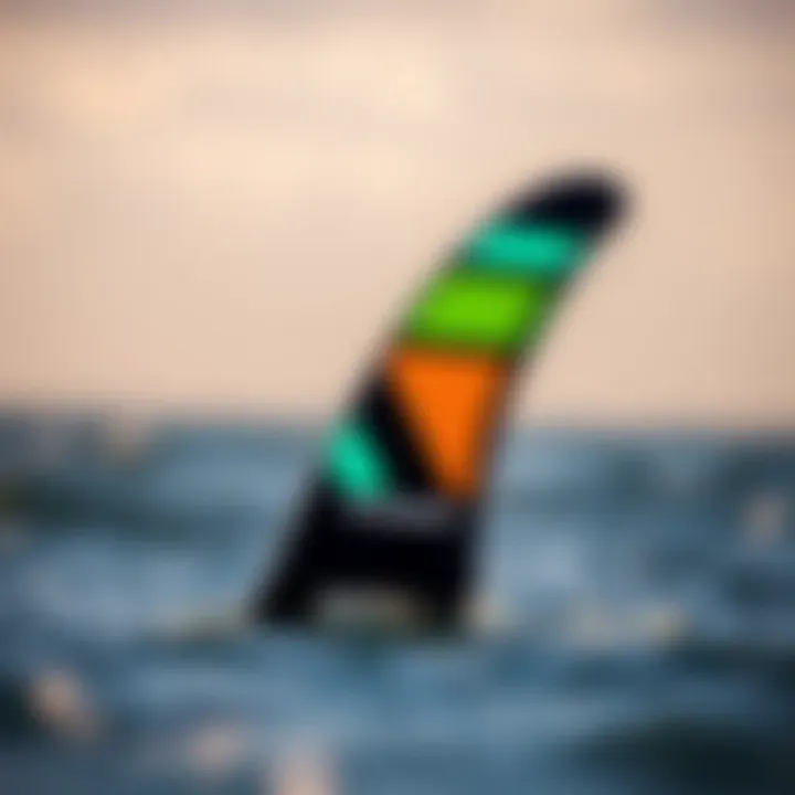 Innovative quad fin design for kiteboarding