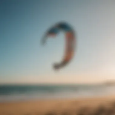 A vibrant kitesurfing community event at the beach