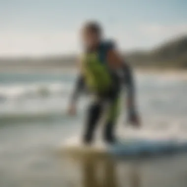 Kitesurfing enthusiasts discussing equipment options