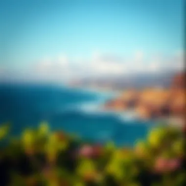 Popular Kite Surfing Spot in Oahu Breathtaking view of Oahu's popular kite surfing spot