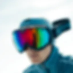 Kiteboarding goggles showcasing advanced lens technology