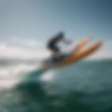 Various types of hydrofoils for kiteboarding