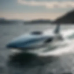 A sleek hydrofoil design showcasing its aerodynamic features.