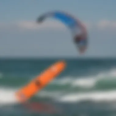 Comparison of different circle tail designs in kiteboarding