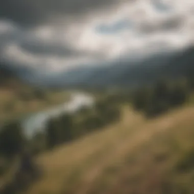 Scenic view of Ukiah's landscape under different weather conditions