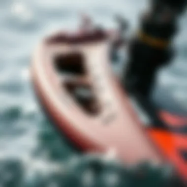 Components of a Hydrofoil A detailed view of hydrofoil components and materials