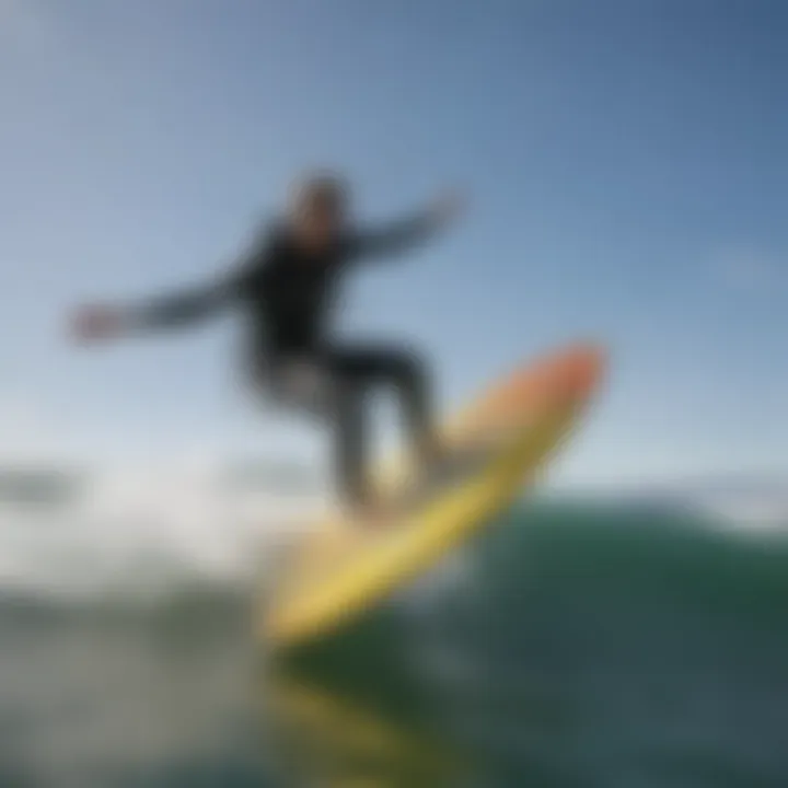 Greenlight surfboard in action during a kiteboarding session