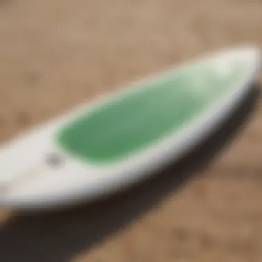 Material composition of the Greenlight surfboard highlighting quality and durability