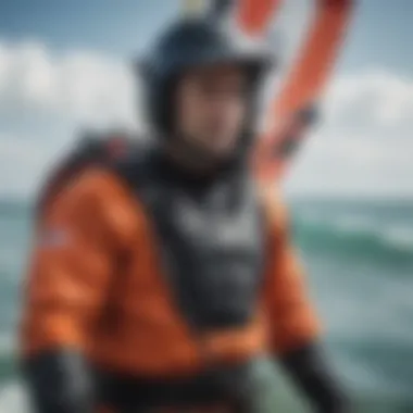 Maintenance tips for windsurfing dry suits presented visually